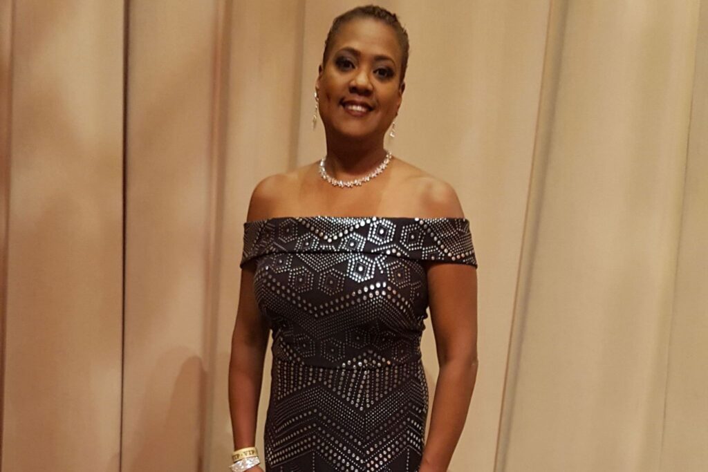 Djuana Beamon leadership coach at a networking event